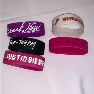 Concert rubber bracelets
